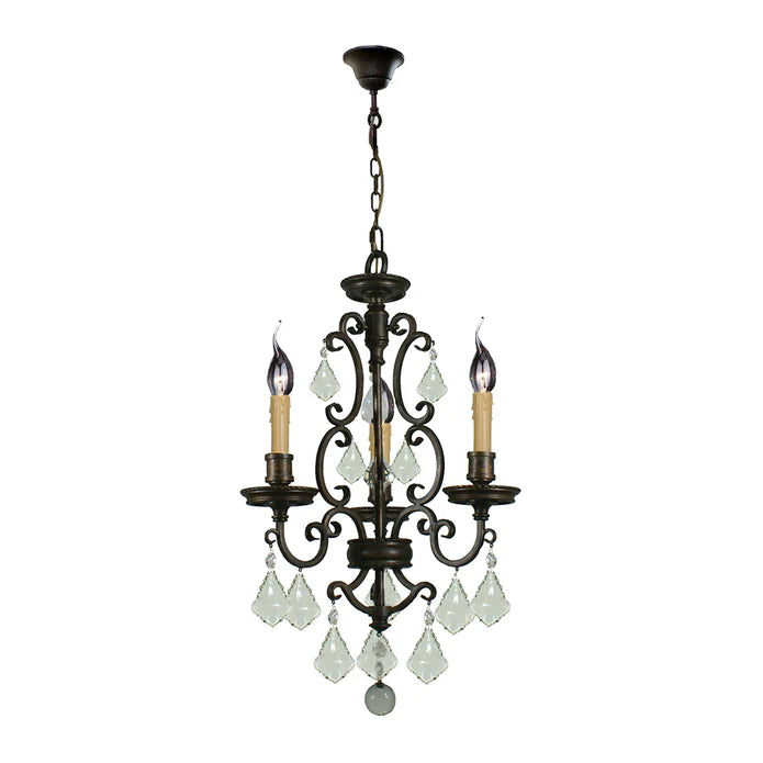 Louis 15th Bronze Crystal Chandelier
