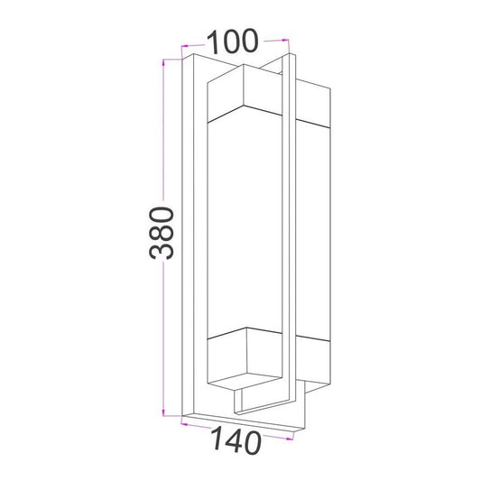 Puente Brass Wall Light