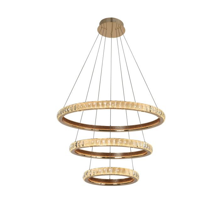 Kathleen 3 Ring Crystal Pendant