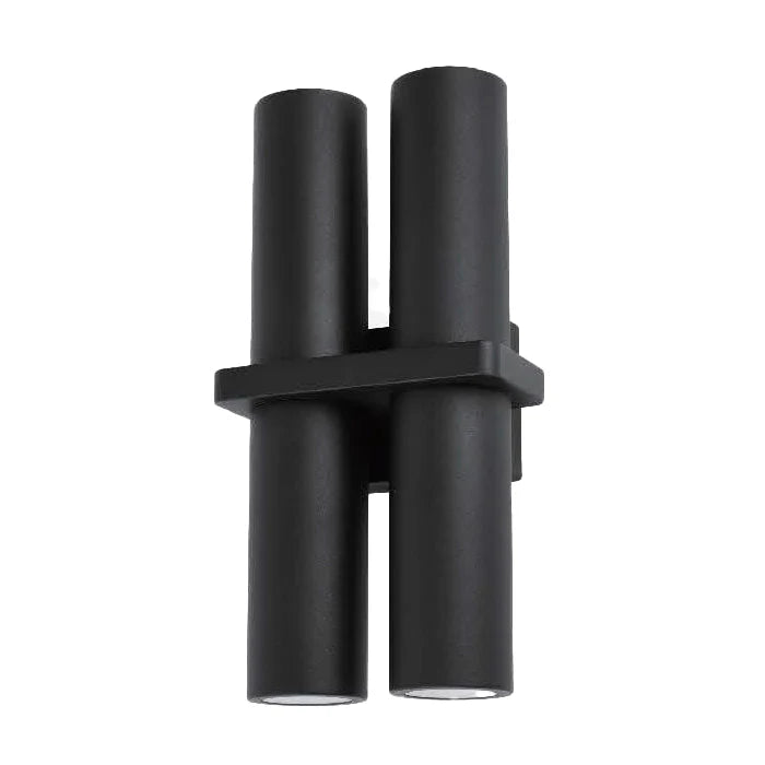 Nathasa 14 Double 4 Light Black Exterior Up and Down Wall Light