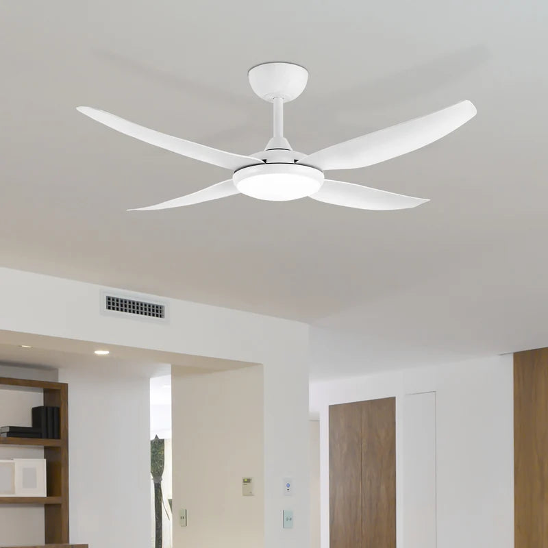 Amari Series II 4-Blade 52'' DC Ceiling Fan with Light