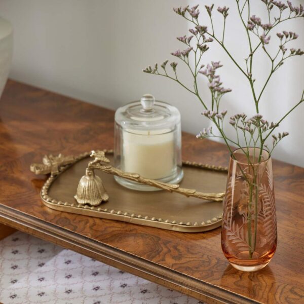 Lonicera Glass Cloche Candle