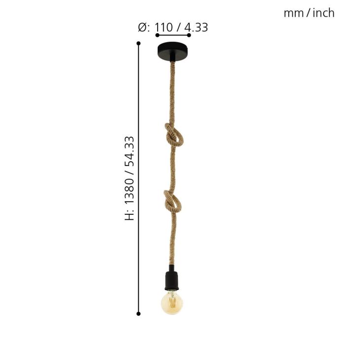 Rampside Single Rope Pendant