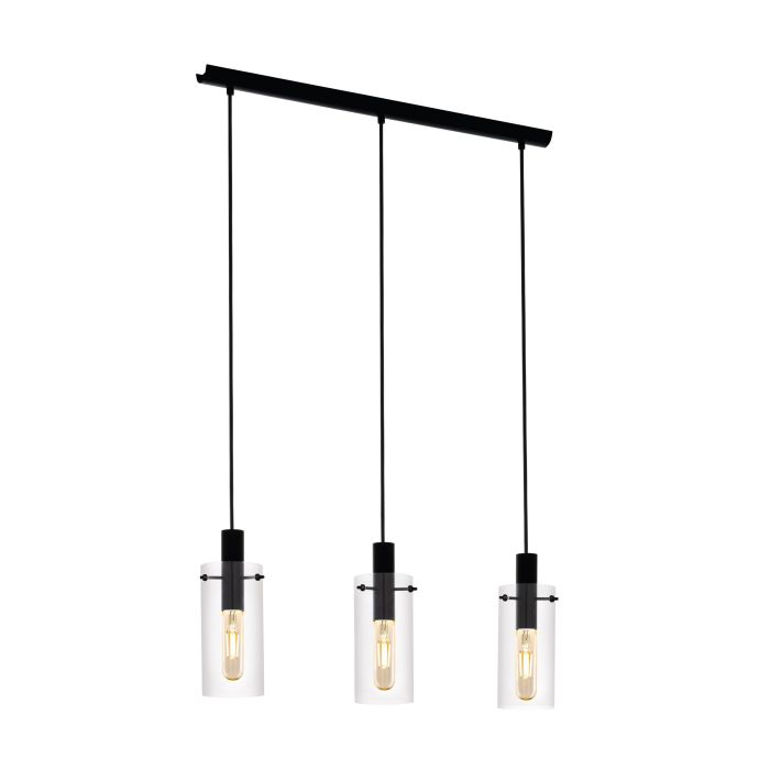 Montefino 3 Light Glass Bar Pendant