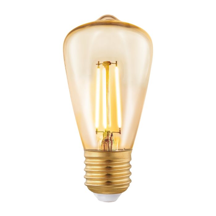3.5w ST48 LED Mini Pear Globe Amber