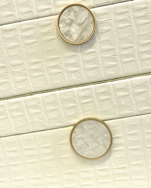 Mother of Pearl Cream Decor Box