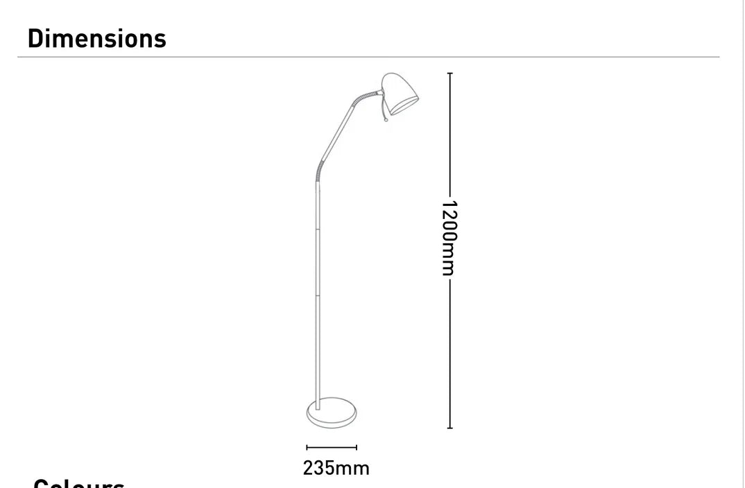 Sara Task Floor Lamp