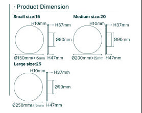 Trevi Stone Backlit Outdoor Rated Wall Light