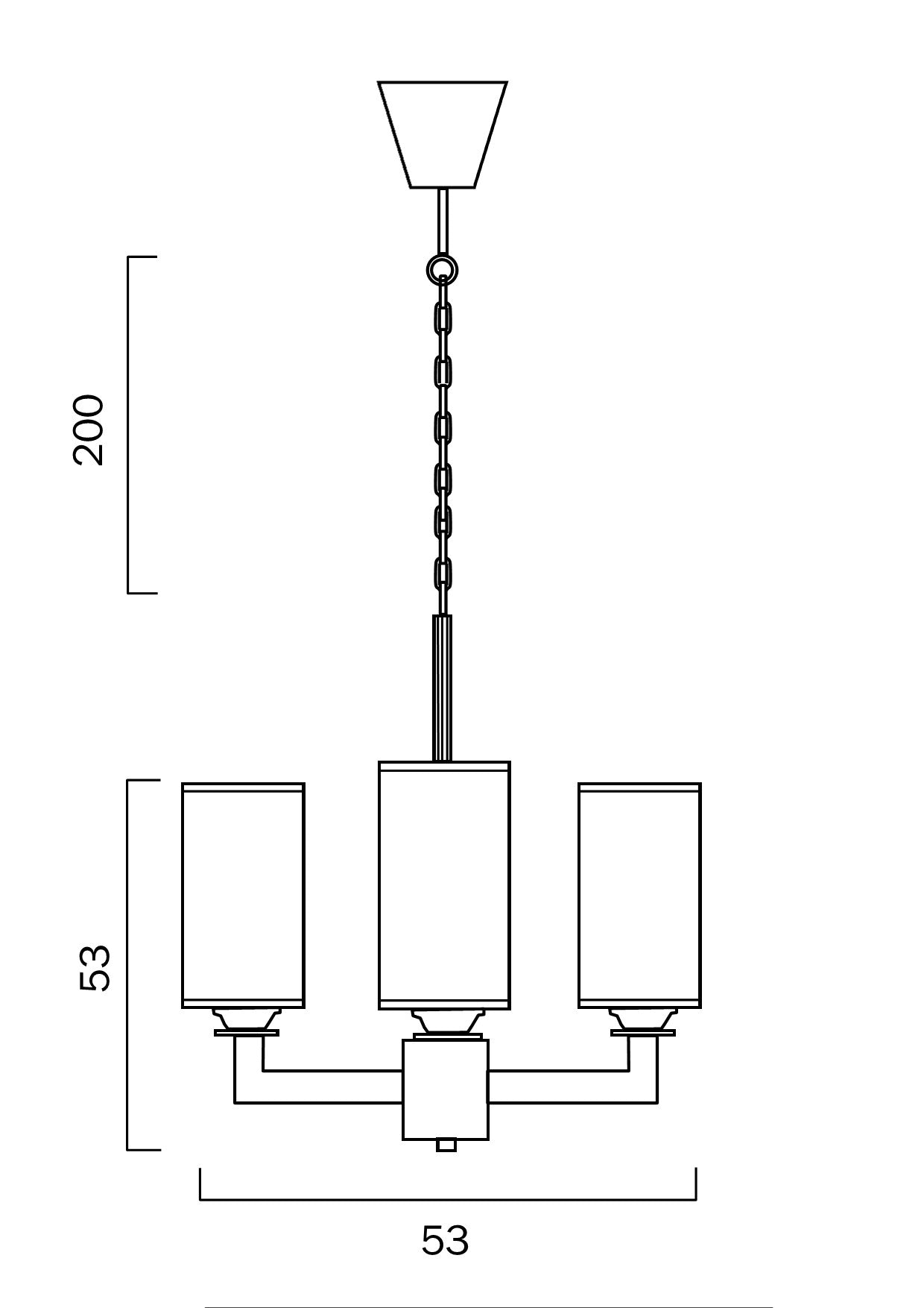 Ahern 3 Light Pendant