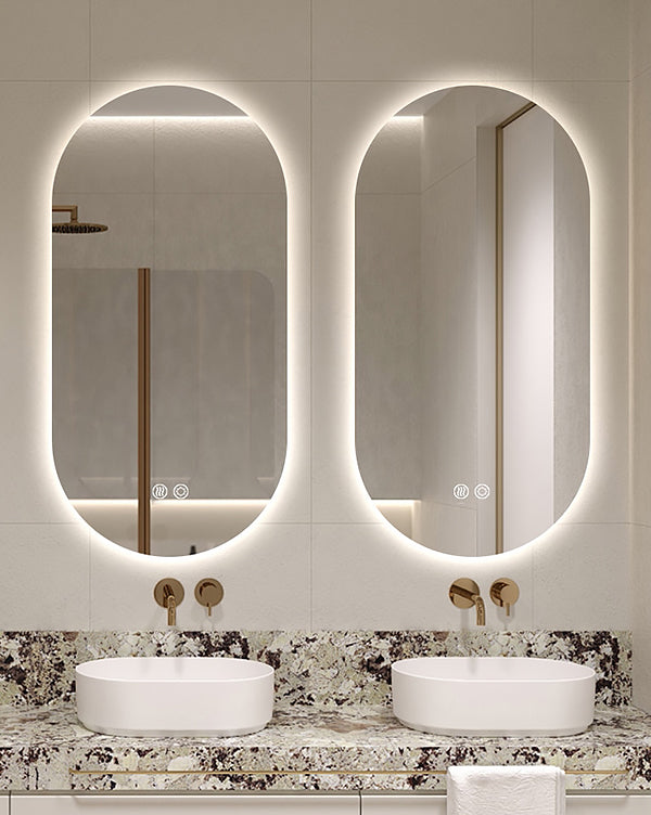 Archie Oval LED Mirror