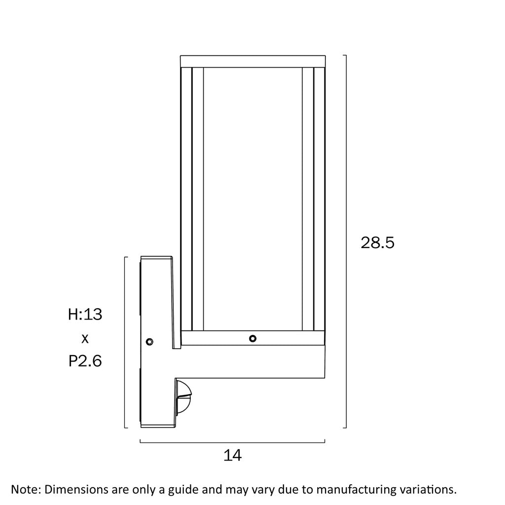 Belmin Wall Light with Sensor