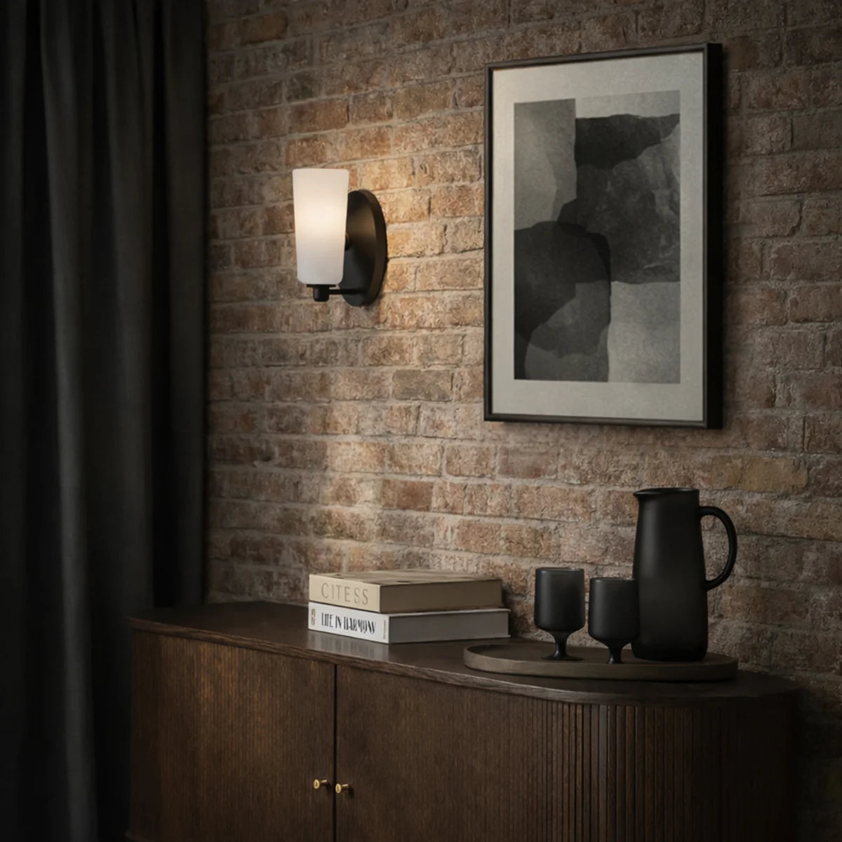 Brevan 1 Light Wall Light