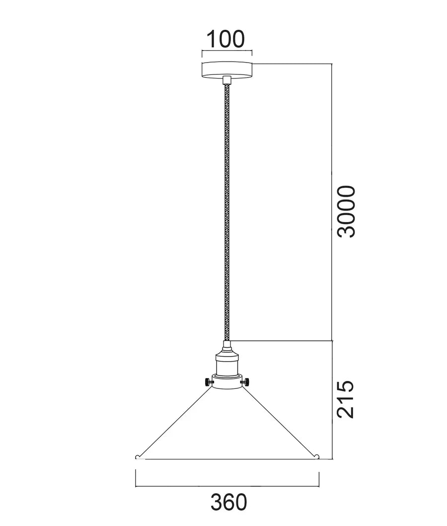 Cerema White and Gold Pendant