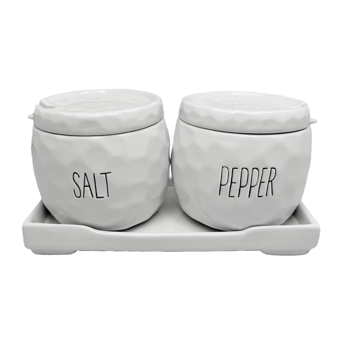Spade Ceramic Salt Pepper Set
