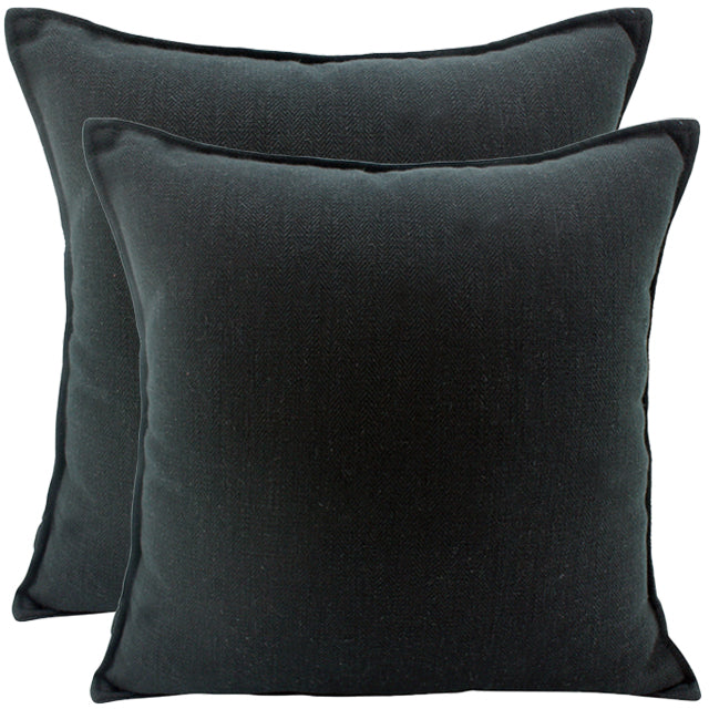 Linen Black Cushion