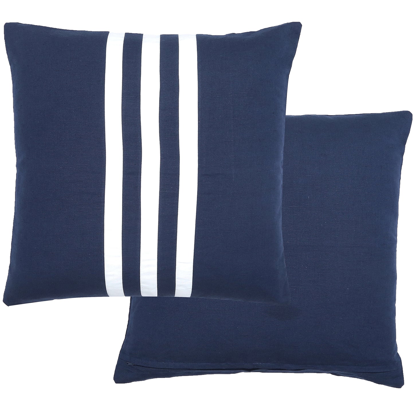 Quill Navy & White Cushion
