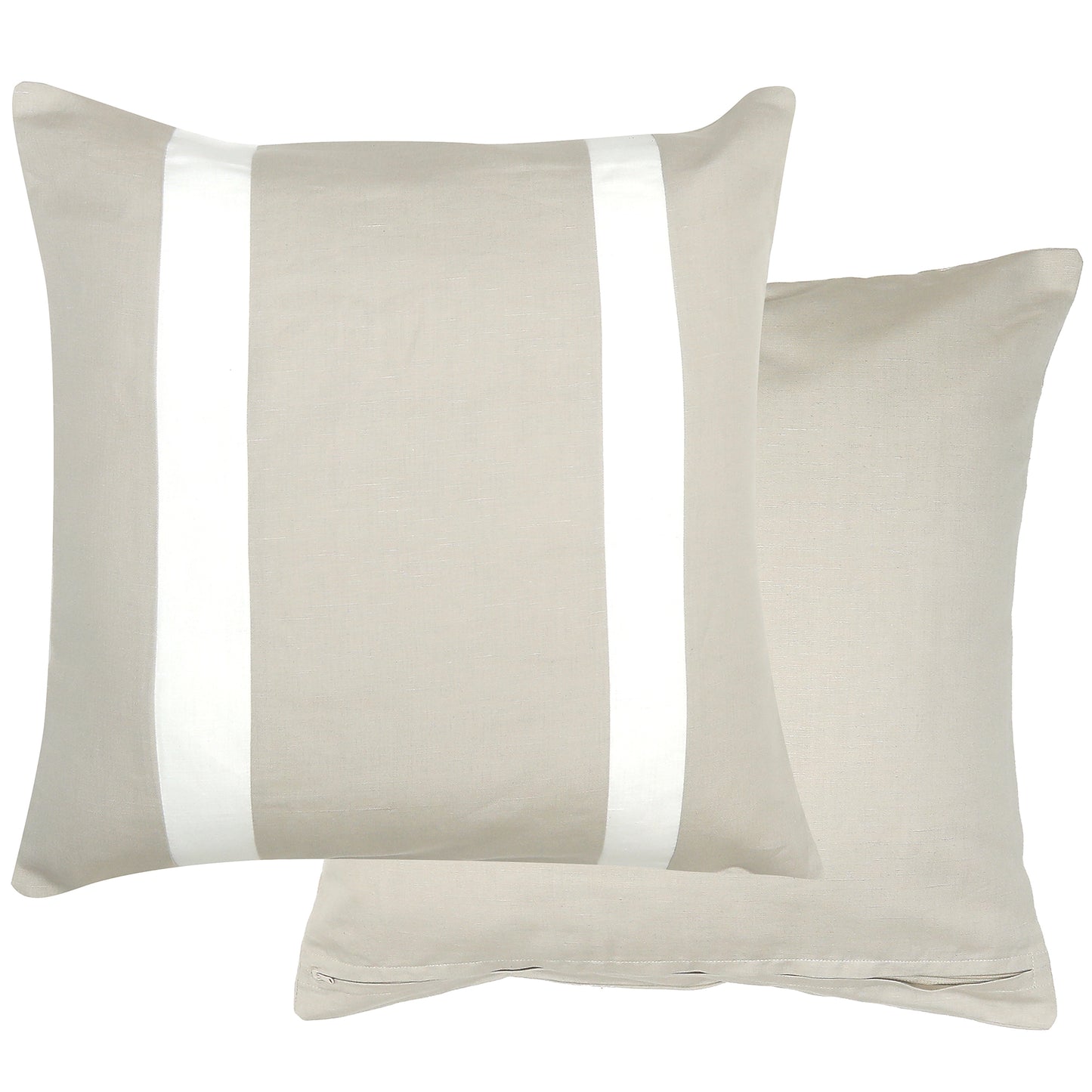 Jinx Beige & White Cushion