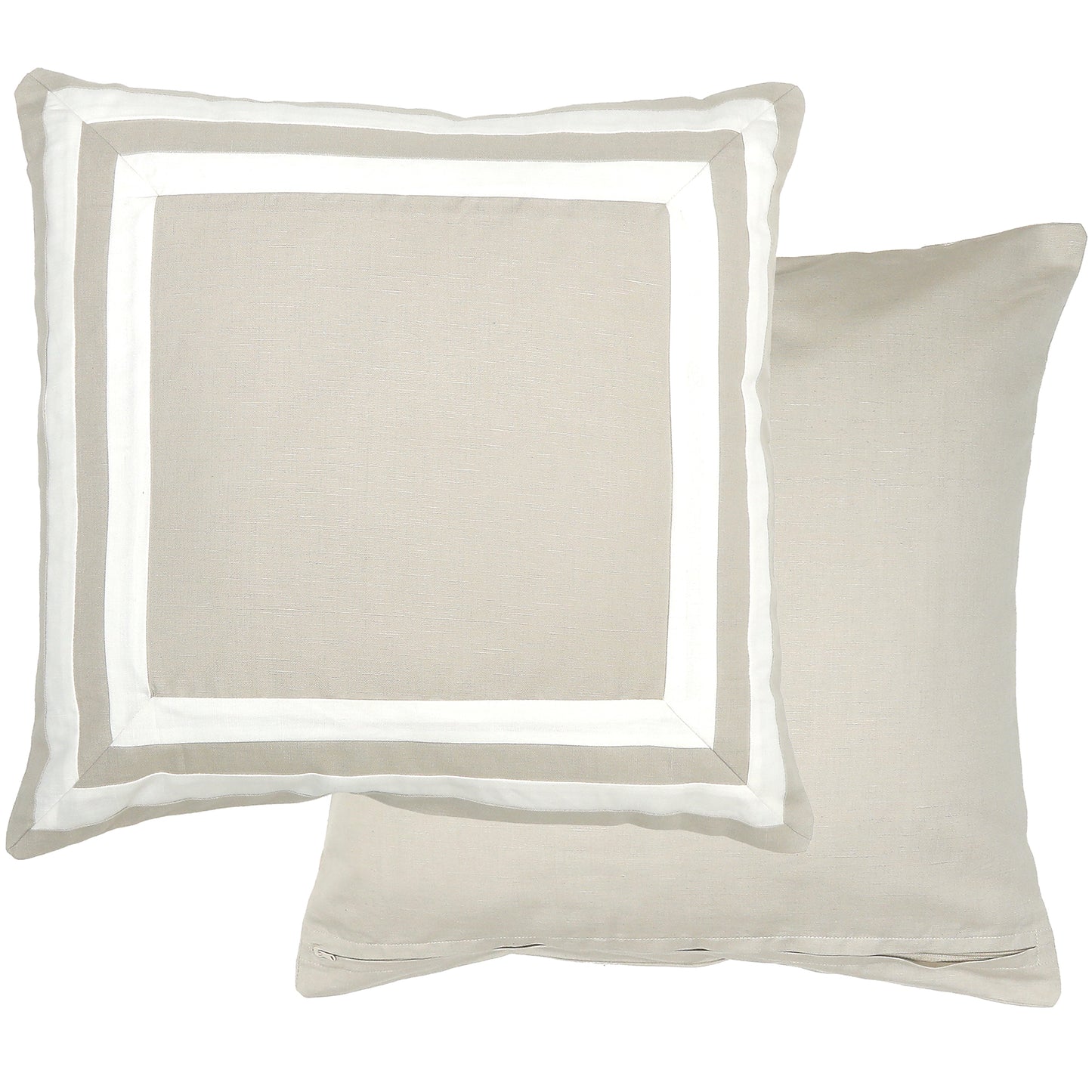 Omen Beige & White Cushion