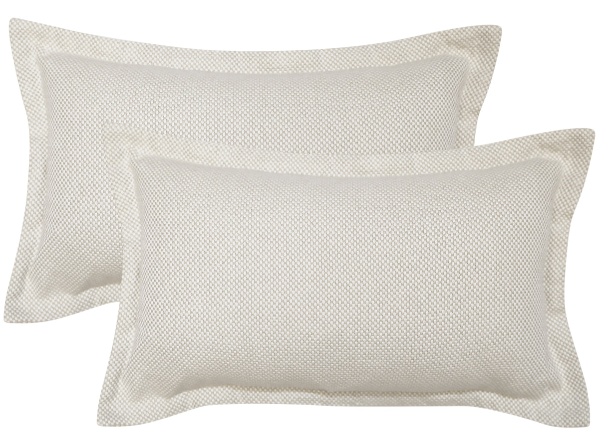 Chambray Eco Cushion Taupe