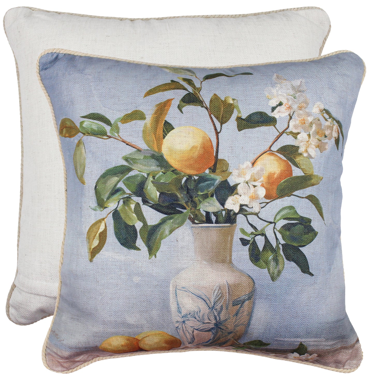 Lemonlicious Linen Cushion