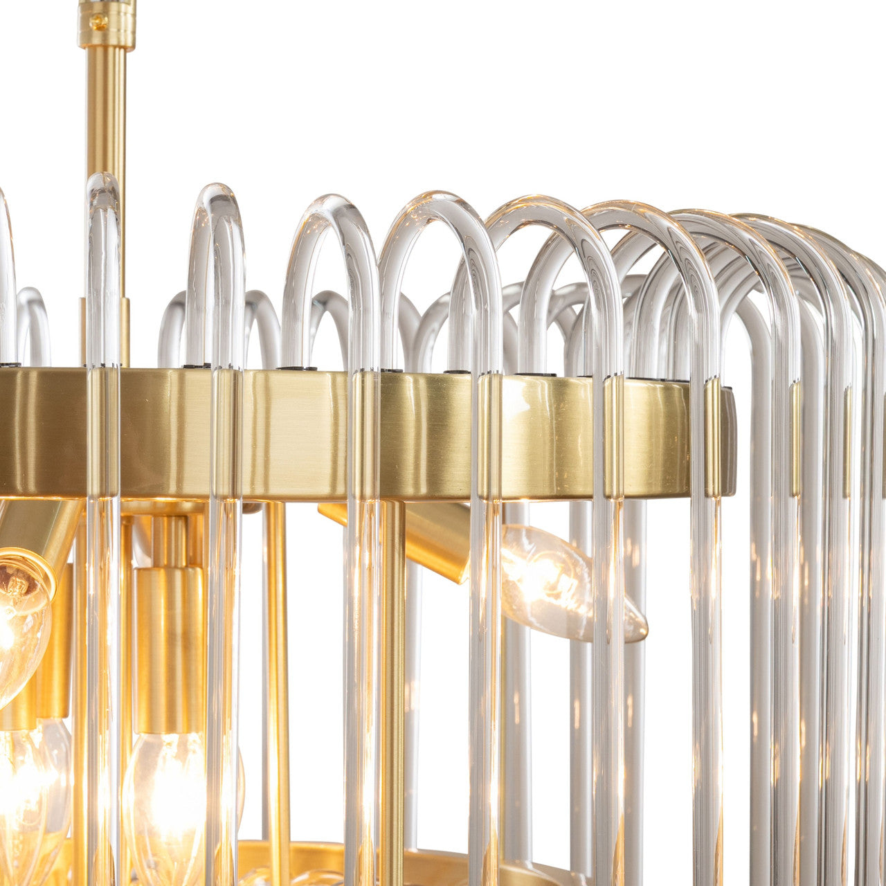 Collette 9 Light Satin Brass