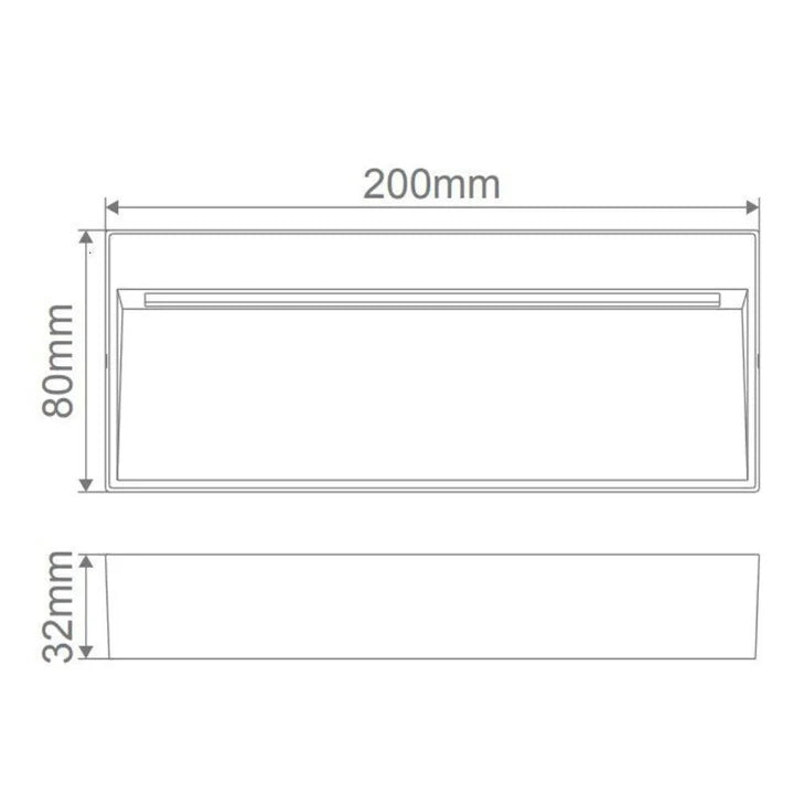 Zeke Rectangle LED Step Light