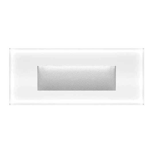 Zone 5 Frosted Glass Rectangle LED Step Light