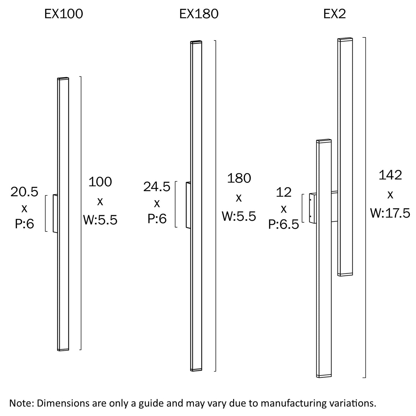 Ebiza 2 Light Exterior Wall Light