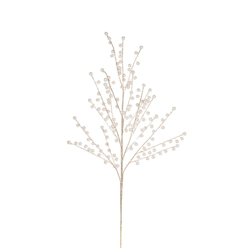 78cm Champagne Pearl Beaded Branch