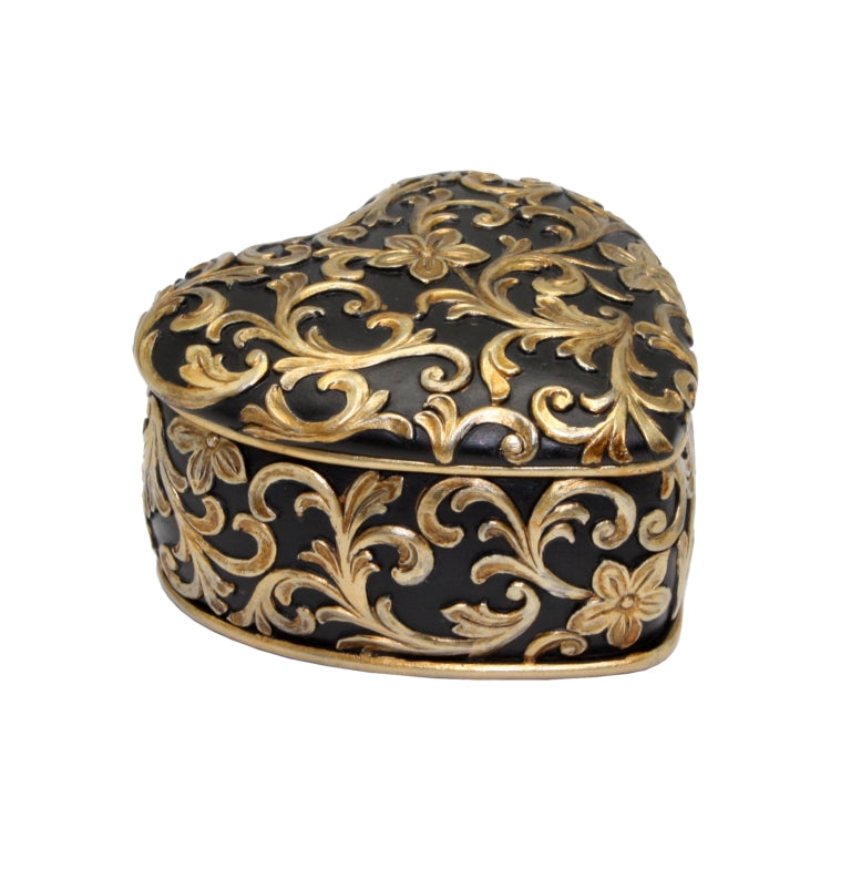 Heart Ornate Trinket Box