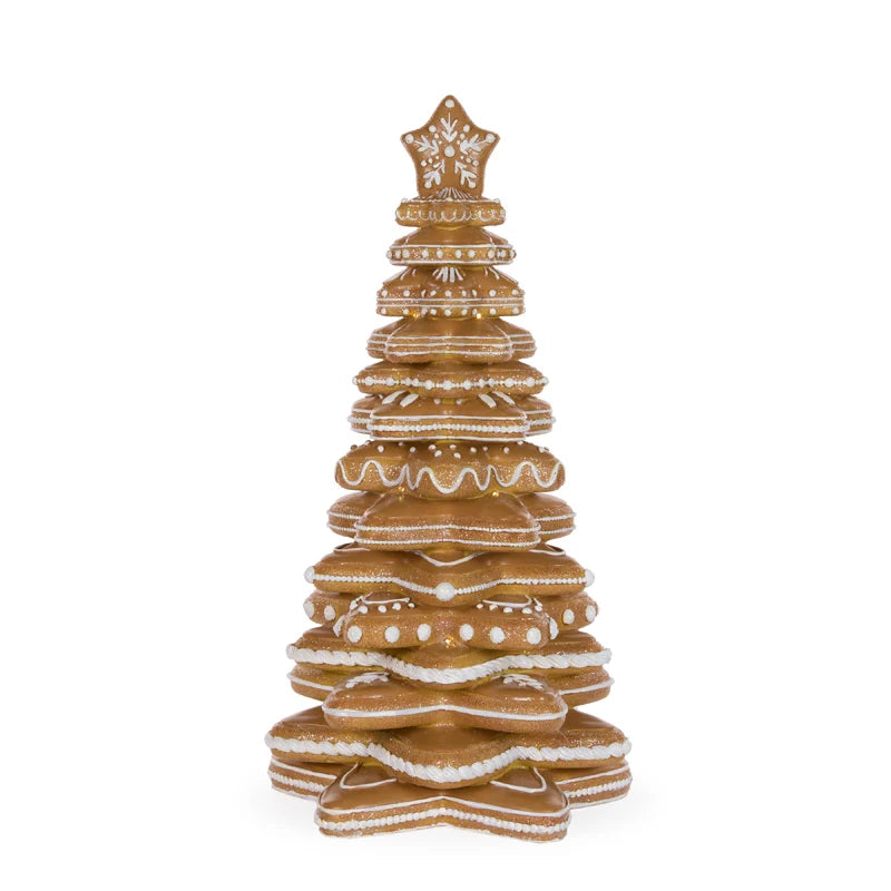 46cm Gingerbread Cookie Stack Tree