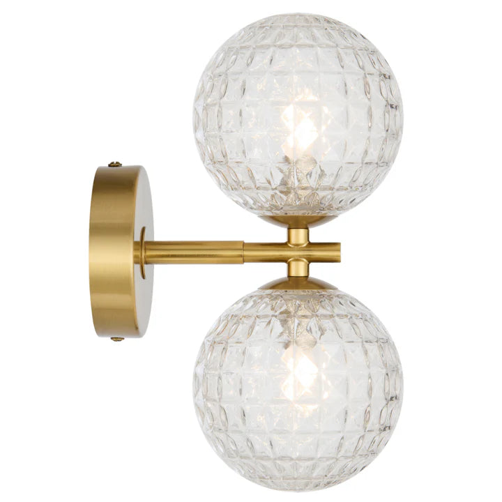 Felton 2 Wall Light Antique Gold
