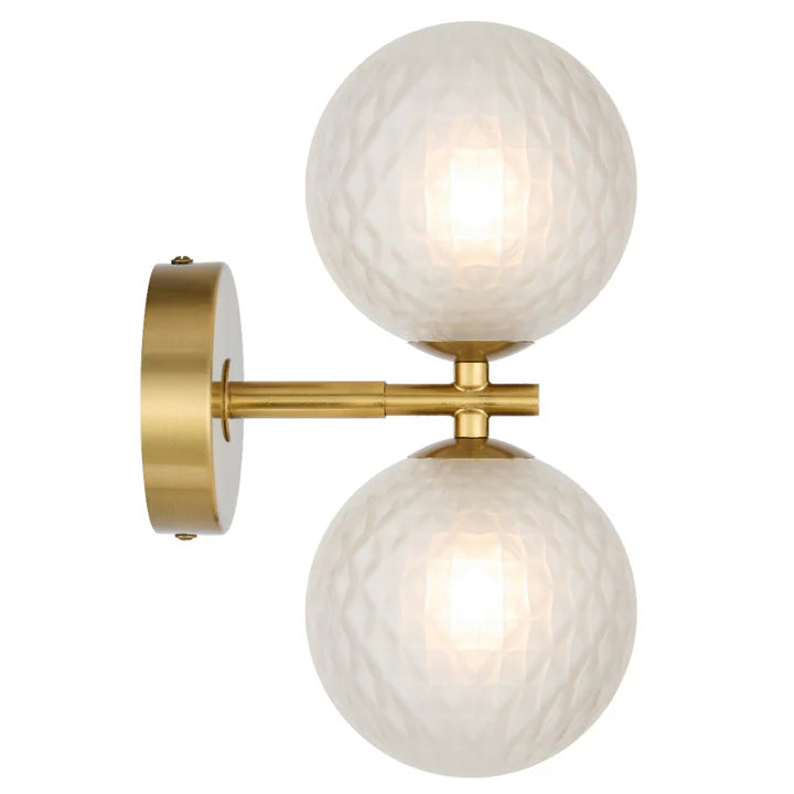 Felton 2 Wall Light Antique Gold