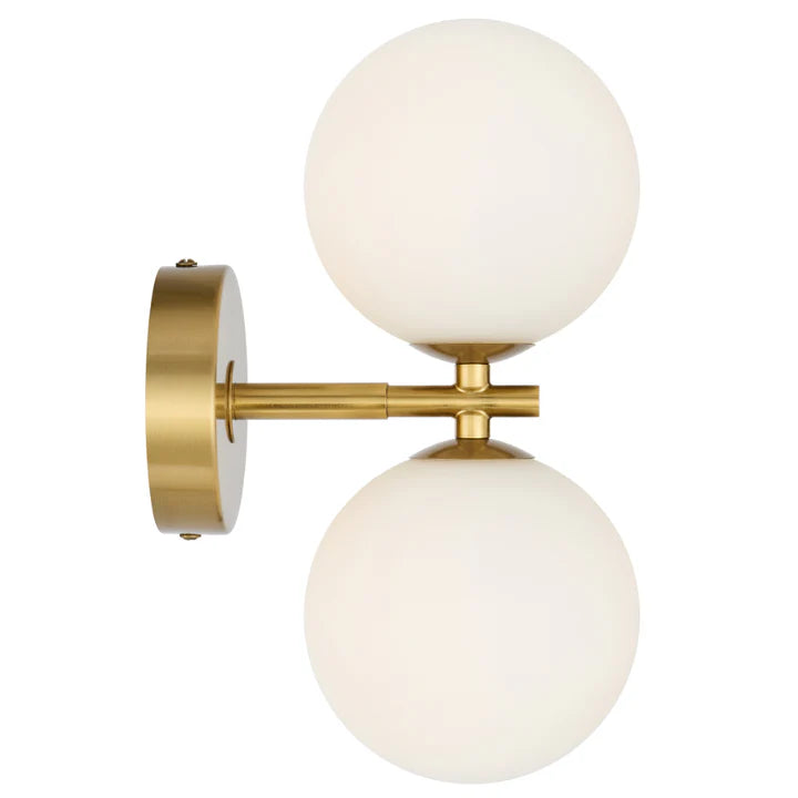 Felton 2 Wall Light Antique Gold