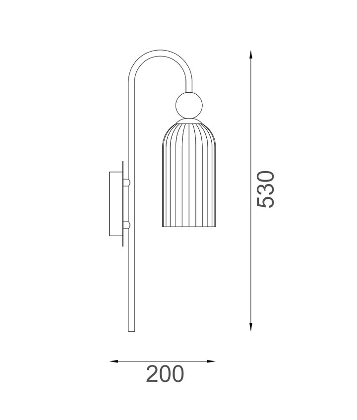 Flauta Wall Light