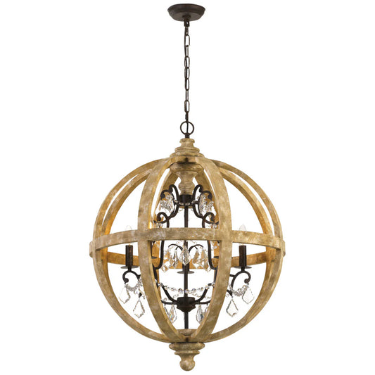 Florin Timber Ball Pendants