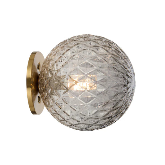 Gaston Antique Gold Wall Light