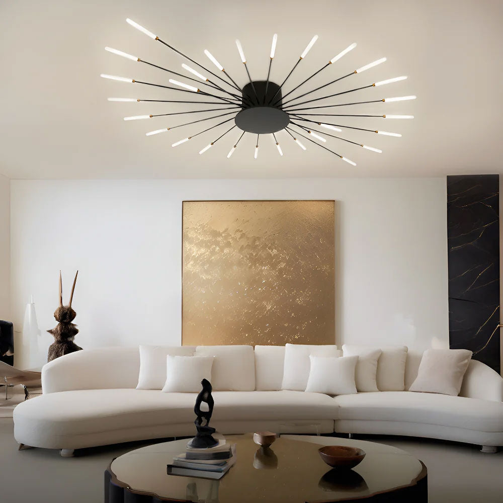 Girandola 28 Light LED Flush Ceiling Light