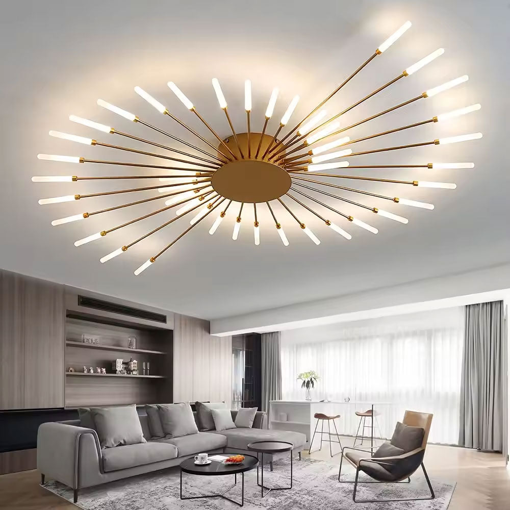 Girandola 42 Light LE Flush Ceiling Light