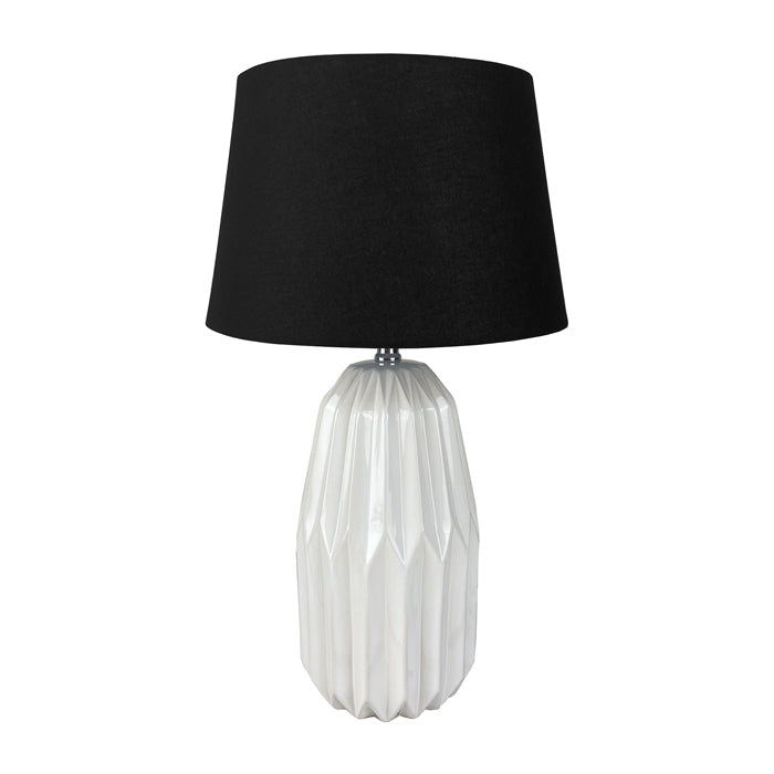 Bloomingdale Ceramic Geo Table Lamp
