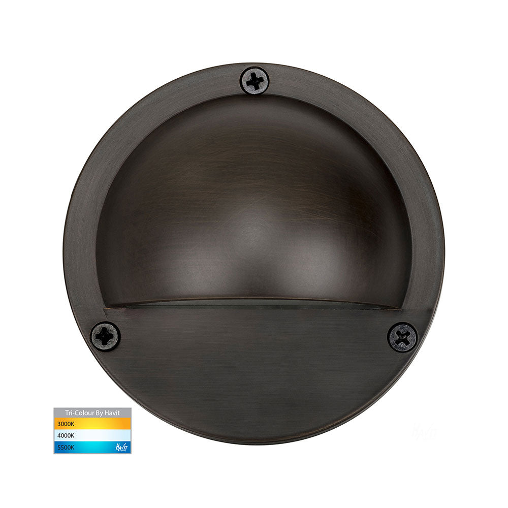 Pinta 2.3w Eyelid LED Step Light Tri-Colour