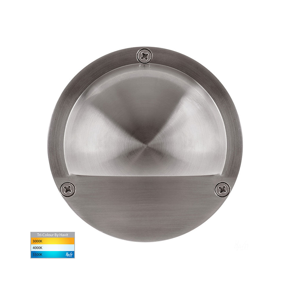 Pinta 2.3w Eyelid LED Step Light Tri-Colour