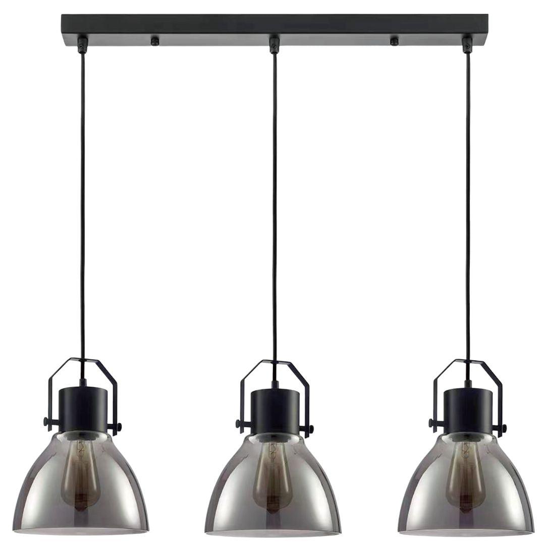 LAMPO Matte Black Pendant Light - 3 Light LED ** New Arrival ** - V&M IMPORTS Australia