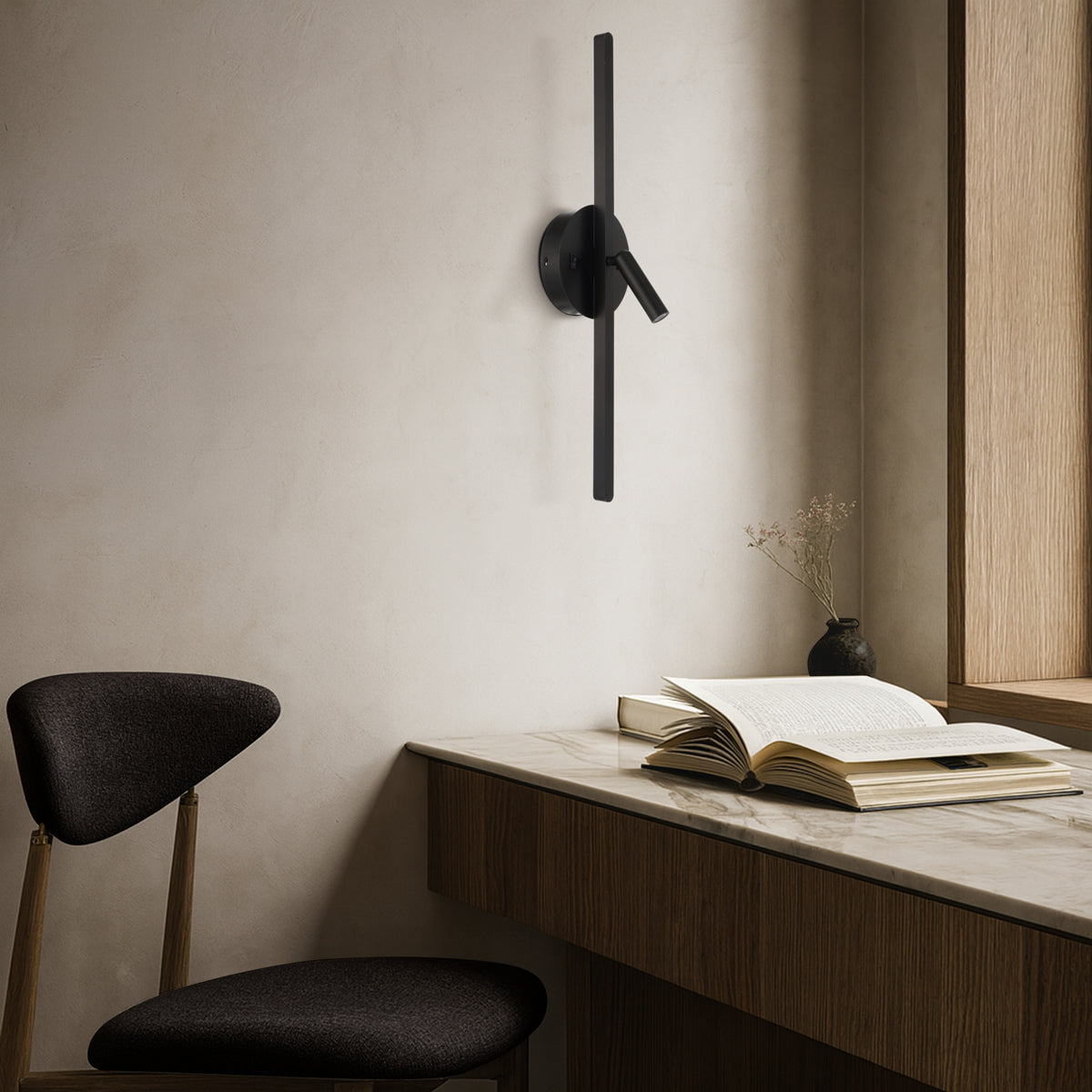 Lenox Wall Light Black