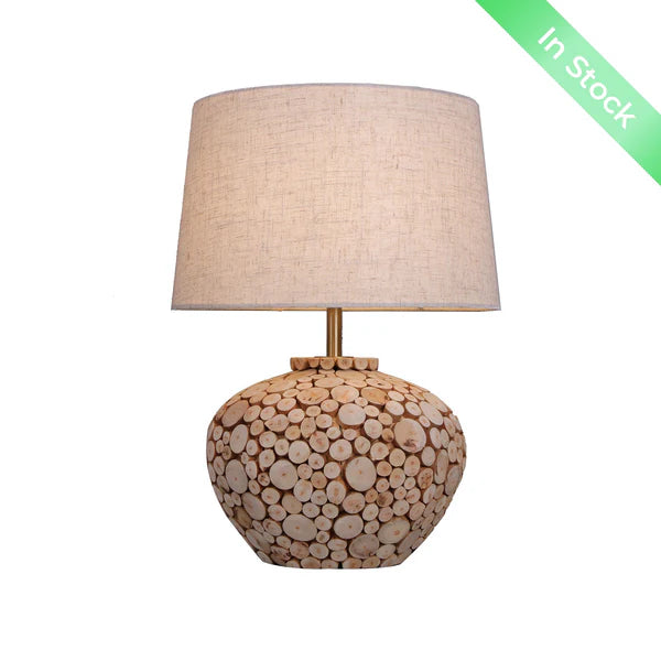 Hallie Timber Table Lamp