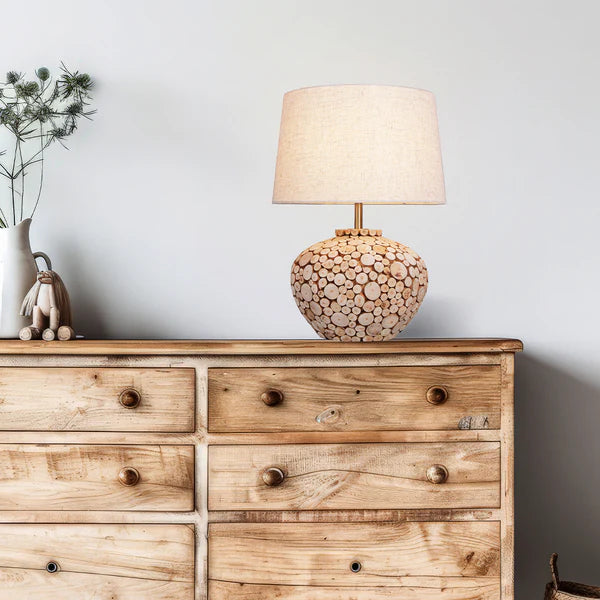 Hallie Timber Table Lamp