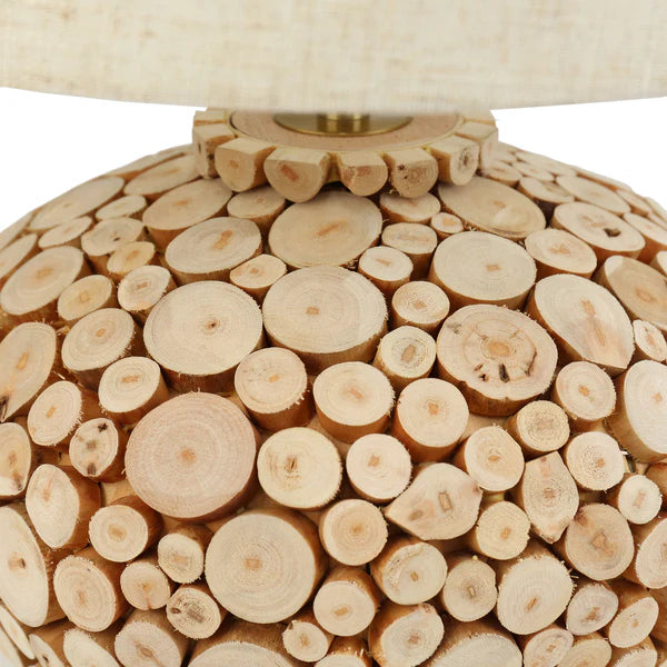 Hallie Timber Table Lamp