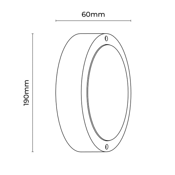 Talvia 8w Outdoor Bunker LED TRI Colour
