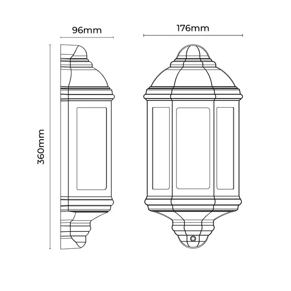Avara Wall Sconce with Sensor