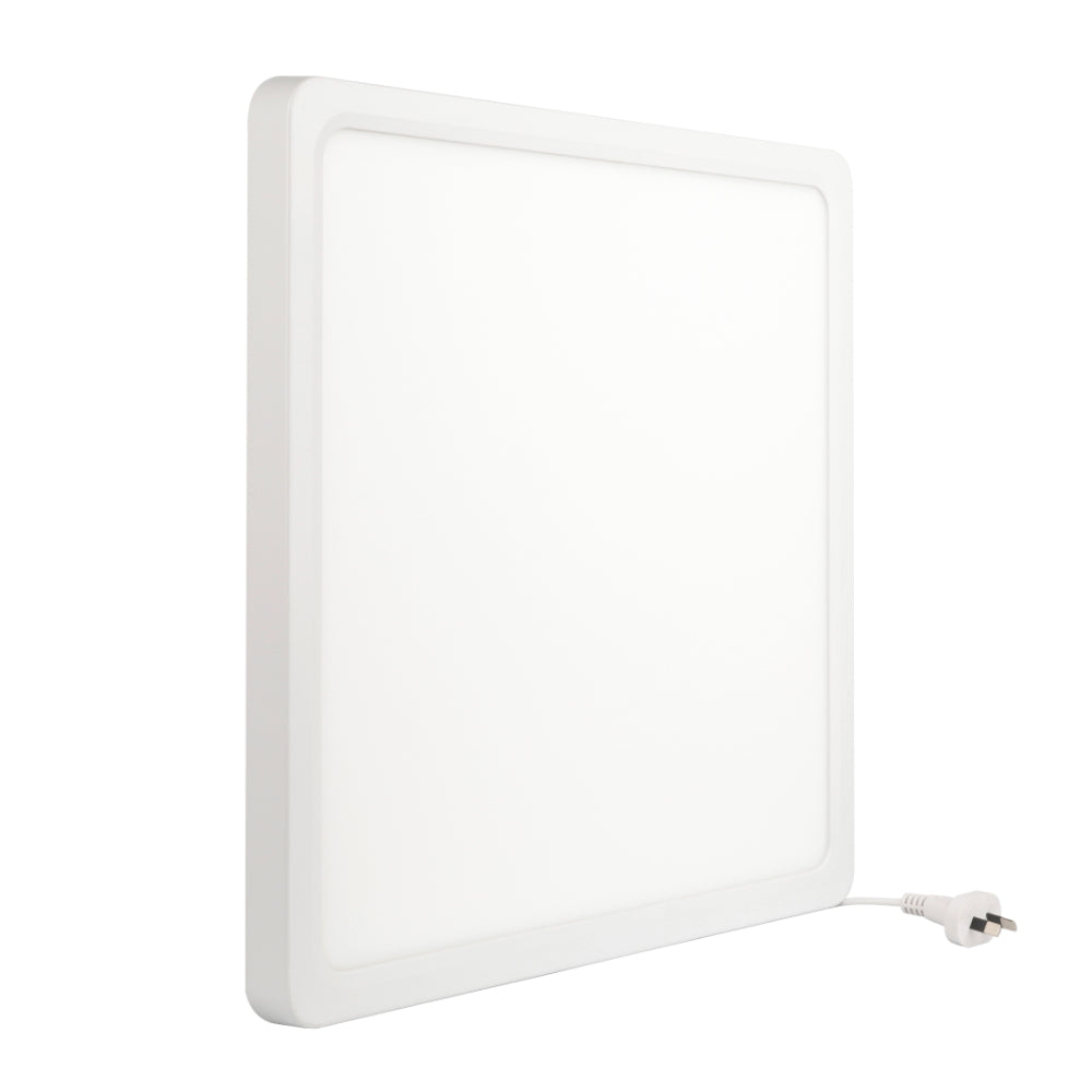 Lunos 40cm Square LED Oyster Light